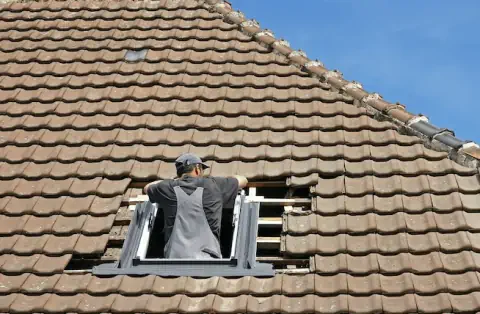 Pose de velux - Brézins